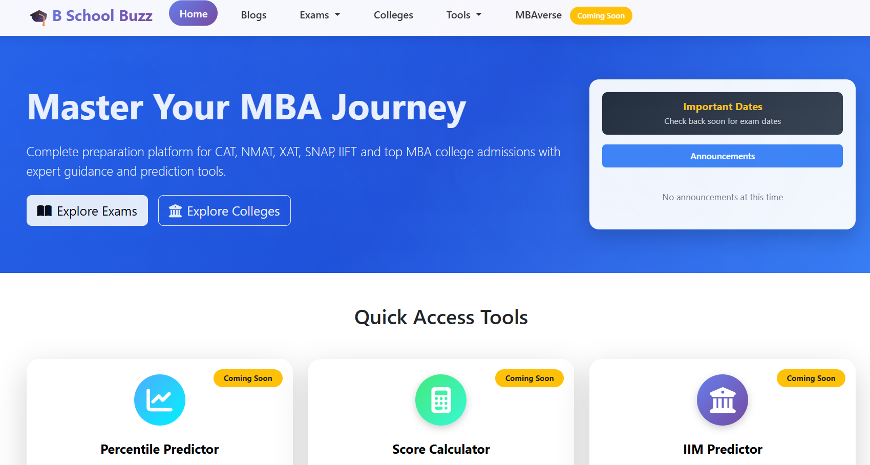 Booking Project: mba